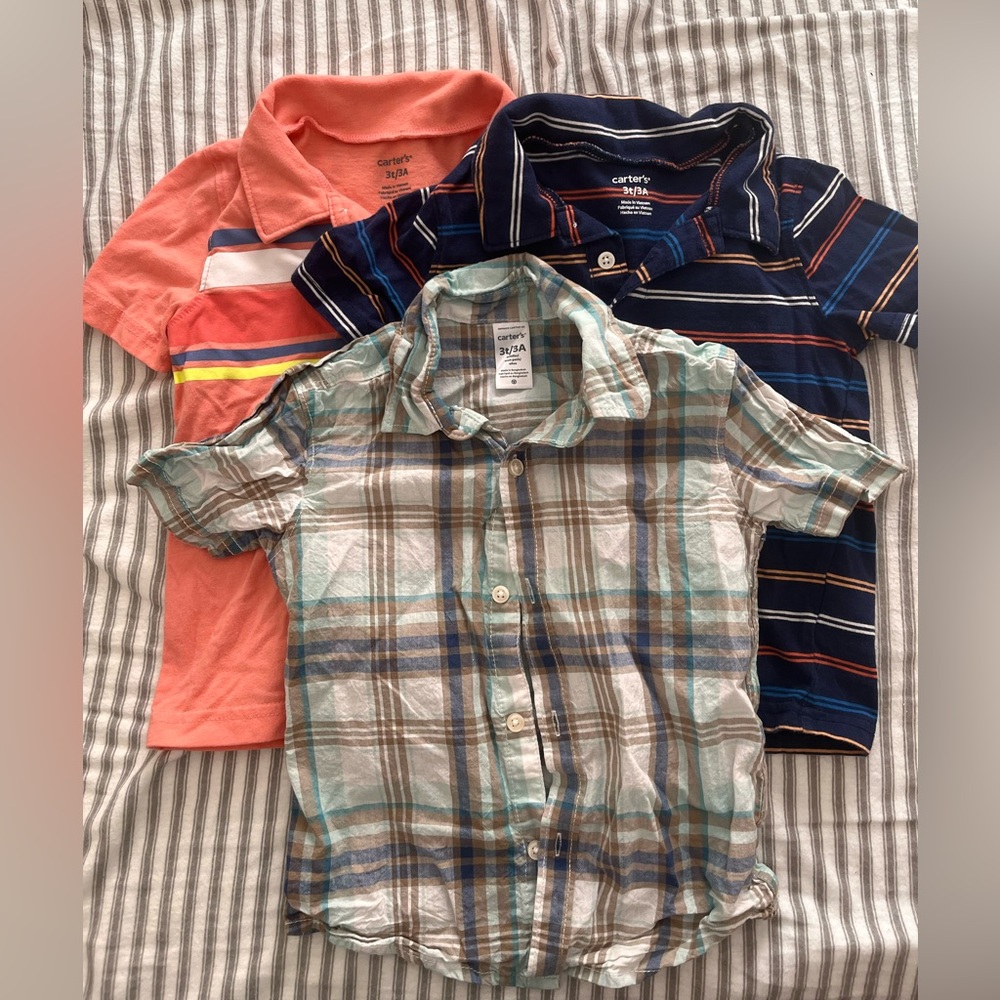 COPY - Carter’s 3T boys shirts